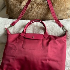 Longchamp medium size bag purchase in Paris